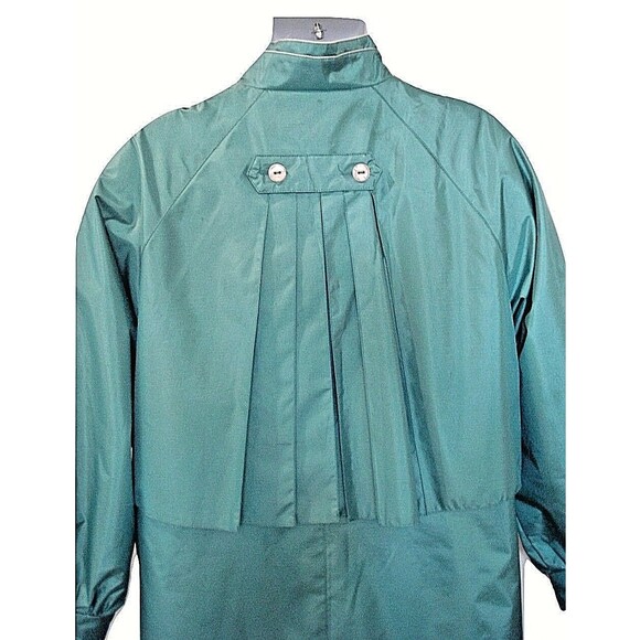 Worthington Trench Coat Vintage Long Lined Belted Rain Womens Size 12 - Picture 9 of 13